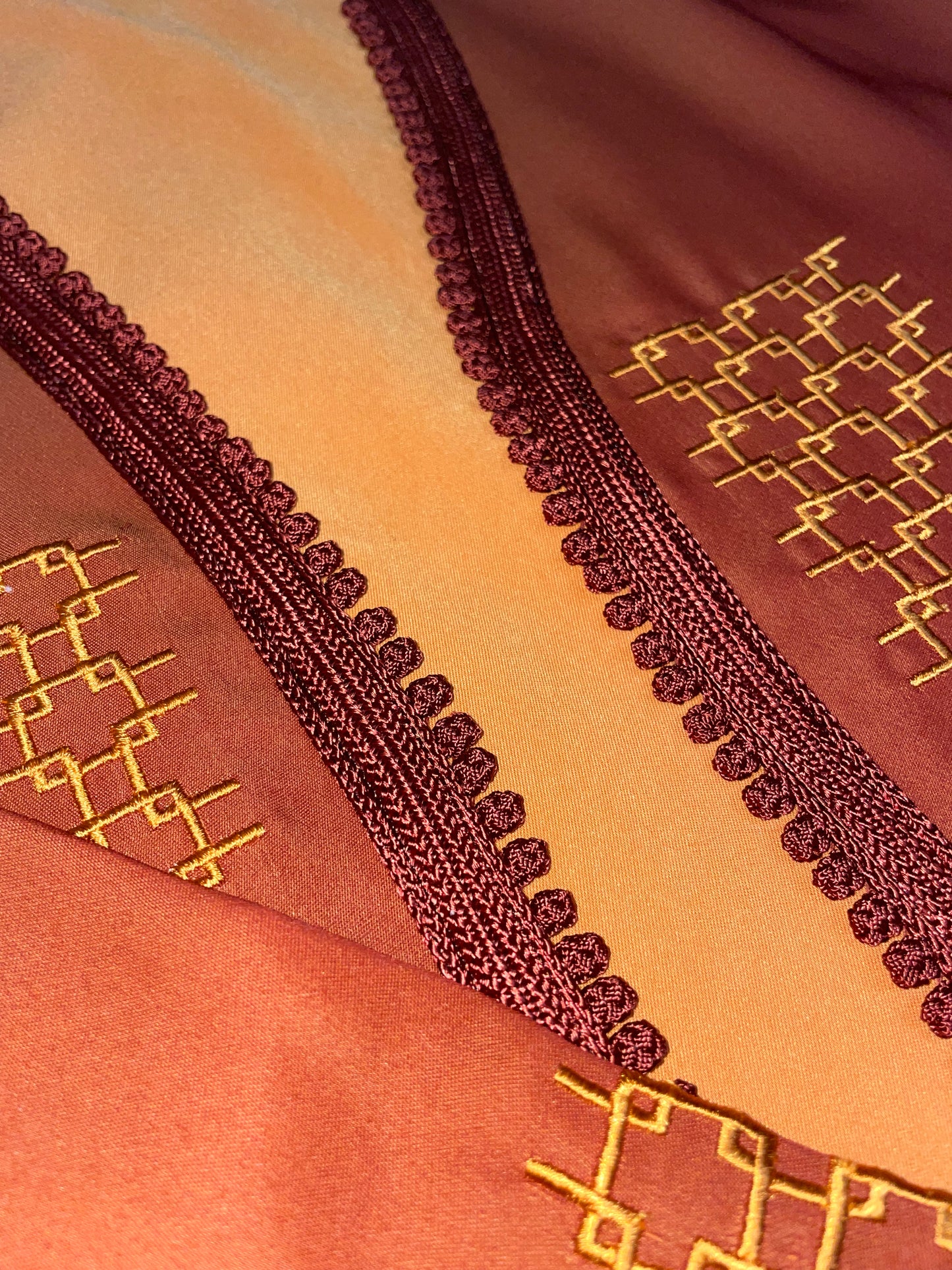 Abaya Kimono Arabesque - ROOF TERRACOTTA