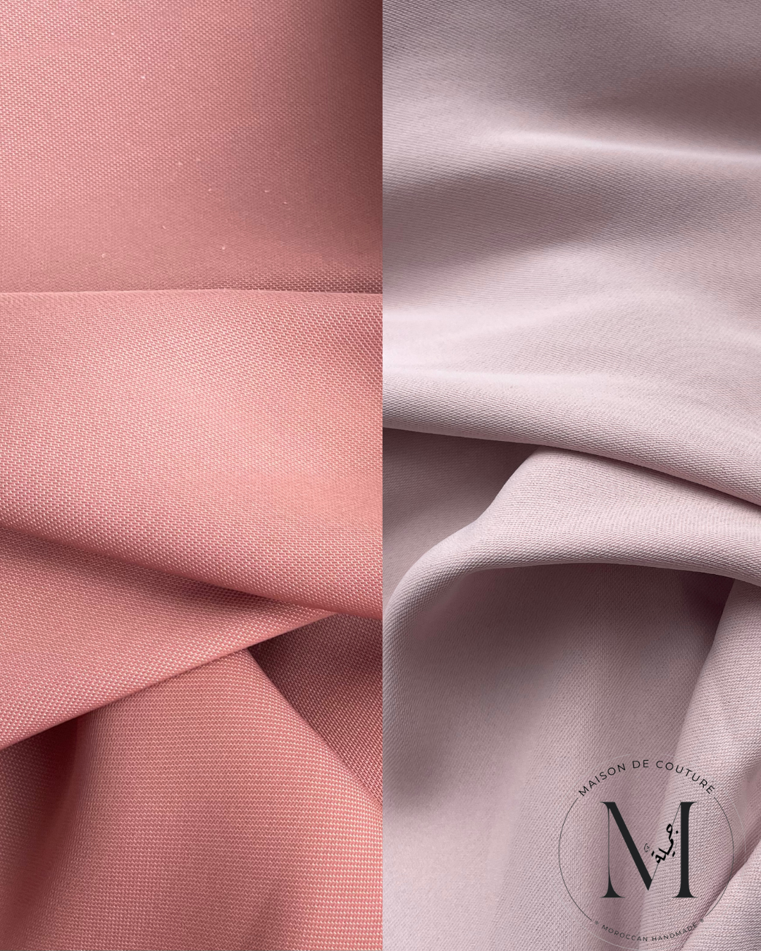 Abaya Kimono Arabesque - OYSTER PINK