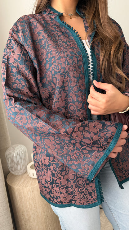 Kimono Shorty Flower